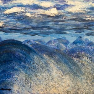 Sea wave painting